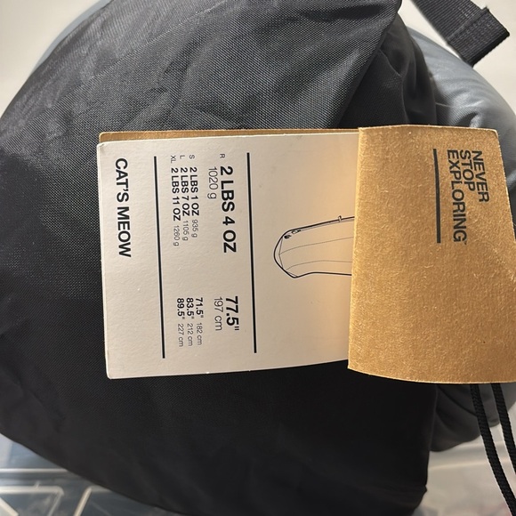 The North Face Black Cat's Meow Sleeping Bag - Picture 1 of 2